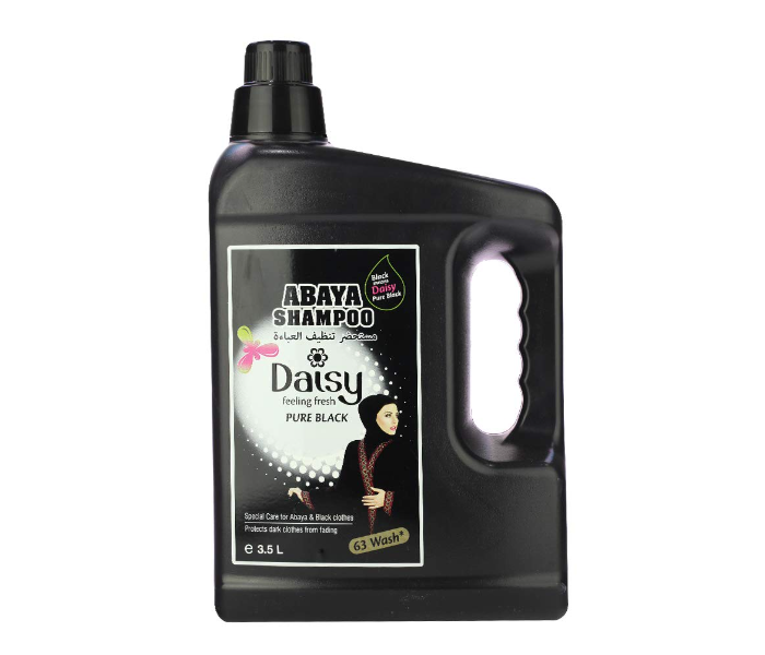 Daisy 3.5 Liter Luxurious Pure Black Abaya Shampoo Liquid Detergent - Zoom Image