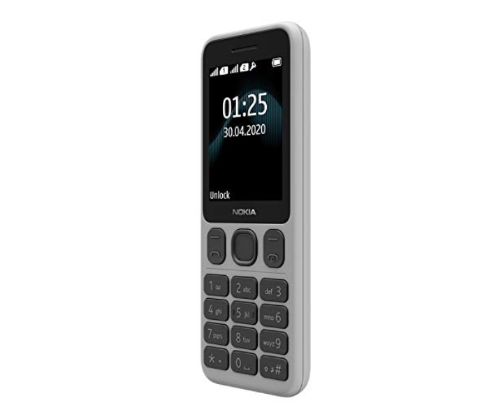 Nokia 125 Dual SIM Basic Mobile - White - Zoom Image 2