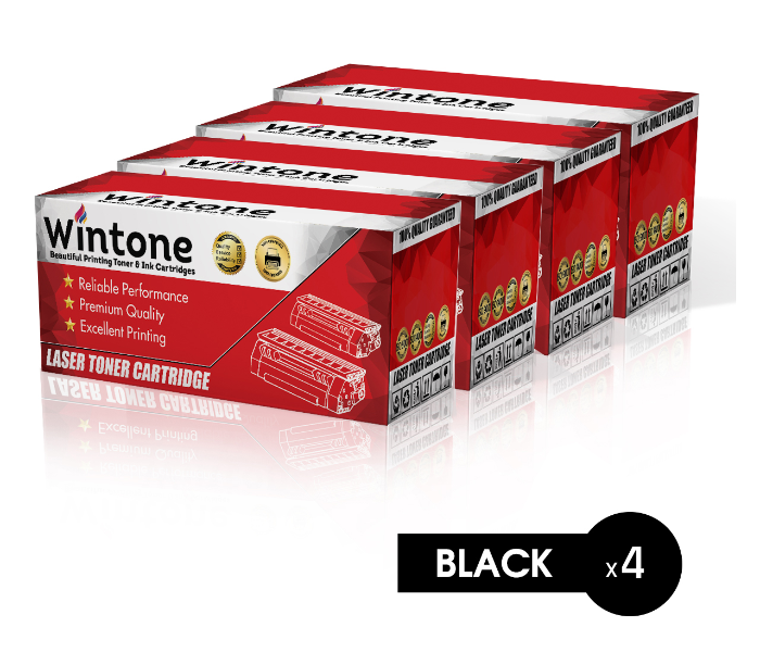 Wintone Set of 4 Pack E30 E16 Laser Toner Cartridge is Compatible for Canon Copymouse FC PC 100 Service S L - Black - Zoom Image