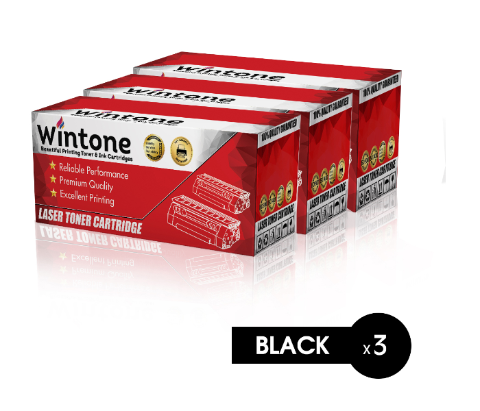 Wintone Set of 3 Pack E30 E16 Laser Toner Cartridge is Compatible for Canon Copymouse FC PC 100 Service S L - Black - Zoom Image