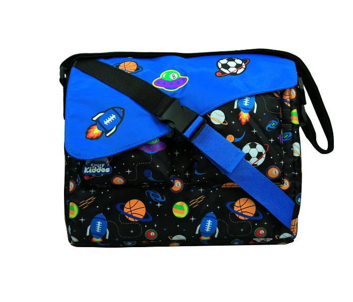 Smily Kiddos Fancy Shoulder Bag - Blue and Black - Zoom Image