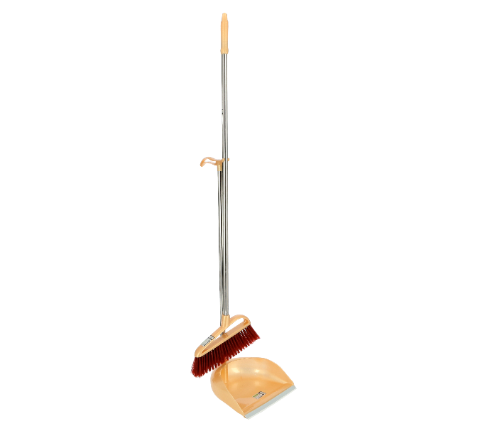 RoyalFord RF6984 Broom with Dustpan - Multicolor - Zoom Image 1