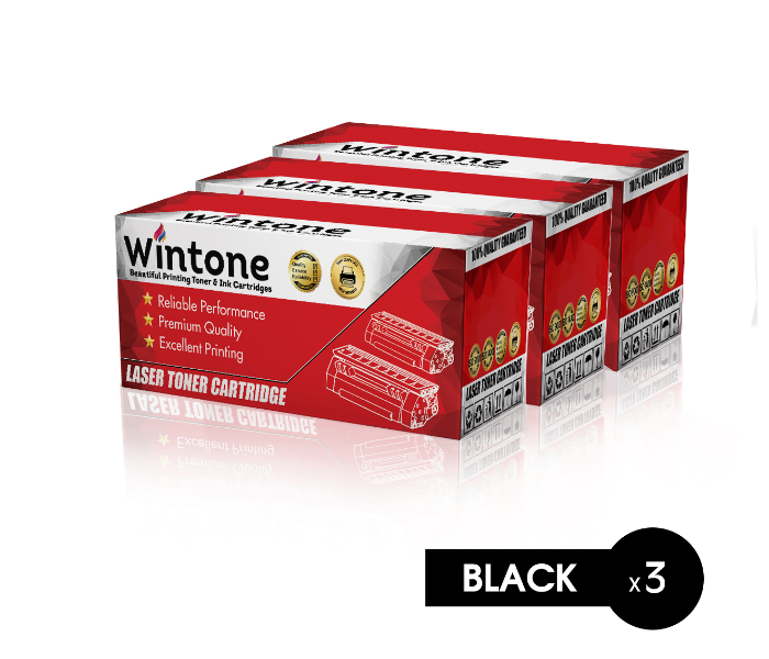 Wintone Set of 3 Pack Laser Toner Cartridge TN3060U for Brother MFC HL DCP - Black - Zoom Image