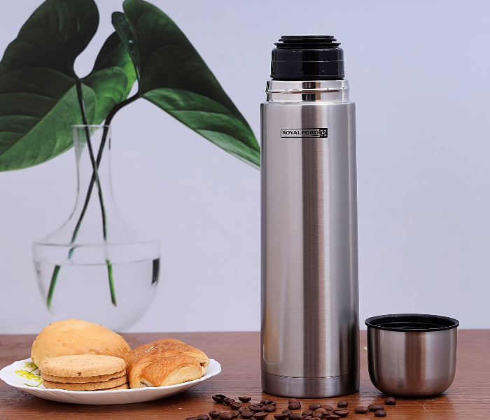 Royalford RF4946 350 ML Stainless Steel Vacuum Bottle - Silver - Zoom Image 2