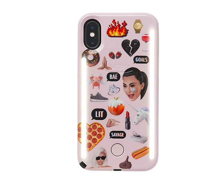 Lumee Duo for iPhone 8 Plus Kimoji Multi - Pink - Zoom Image