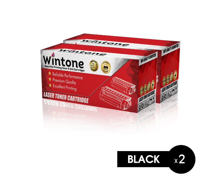 Wintone Set of 2 Pack Q1338A 38A Laser Toner Cartridge for HP LaserJet - Black - Zoom Image