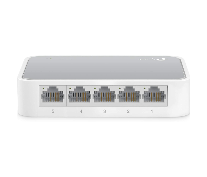 TP-Link TL-SF1005D 5-Port 10/100Mbps Desktop Switch - White - Zoom Image 2