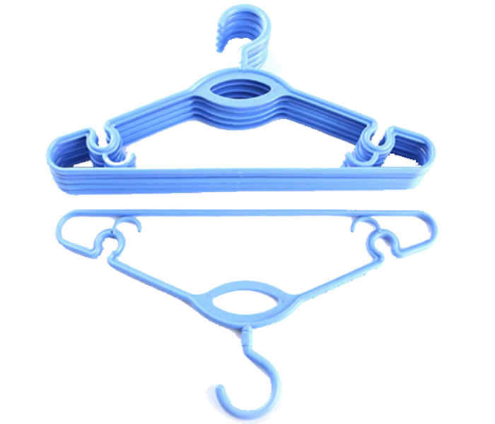 Royalford RF982-H6 6 Pieces Plastic Hanger Set - Blue - Zoom Image 5