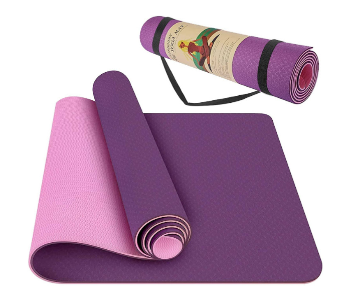 GTC Anti Skid Fitness Flooring Workout Sweat Proof for Gym Yoga Mat - Purple - Zoom Image 1