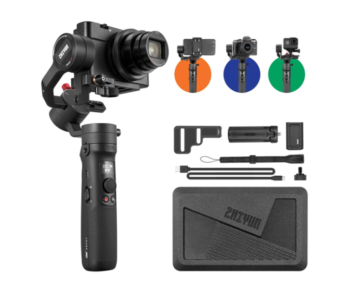 Zhiyun Crane M2 3-Axis Handheld Gimbal - Black - Zoom Image 1