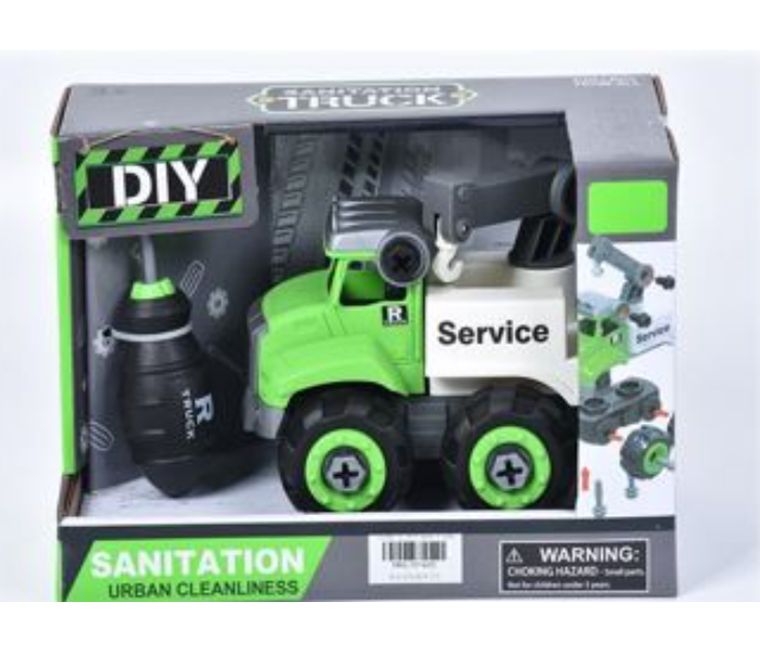 Deep Impact Dissembled and Assembled Construction Truck Toys – Green - Zoom Image