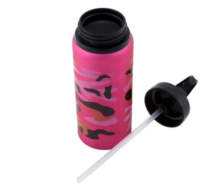 Royalford RF9361 600ml Stainless Steel Sports Bottle - Pink - Zoom Image 2