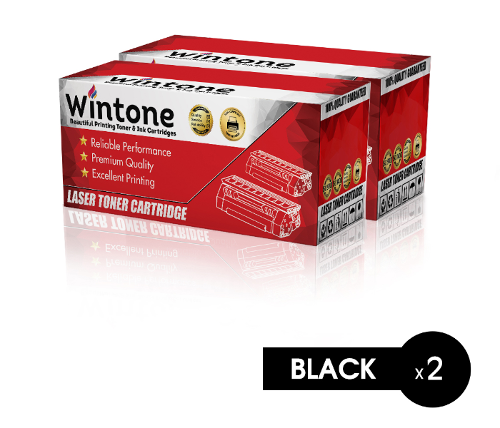 Wintone Set of 2 Pack FX8 CRG T S35 Laser Toner Cartridge is Compatible for Canon Faxphone - Black - Zoom Image