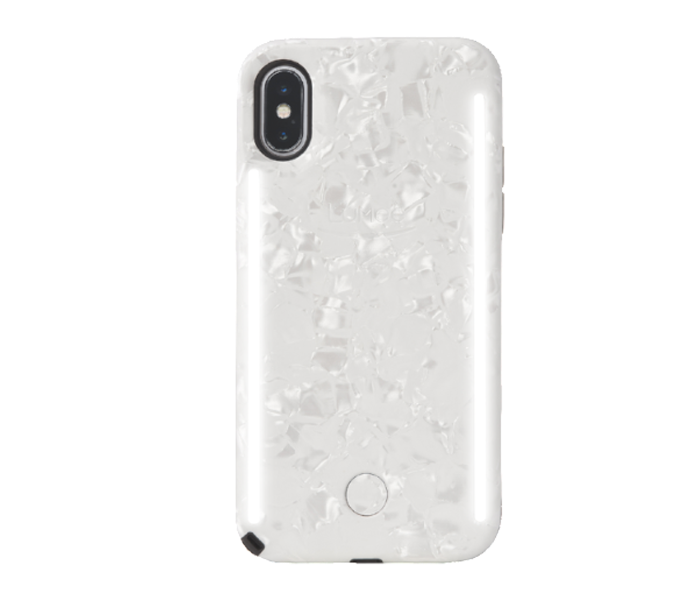 Lumee Duo for iPhone X - Pearl White - Zoom Image