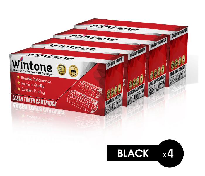 Wintone Set of 4 pack MLTD 103L Laser Toner Cartridge is Compatible for Samsung ML SCX Series - Black - Zoom Image