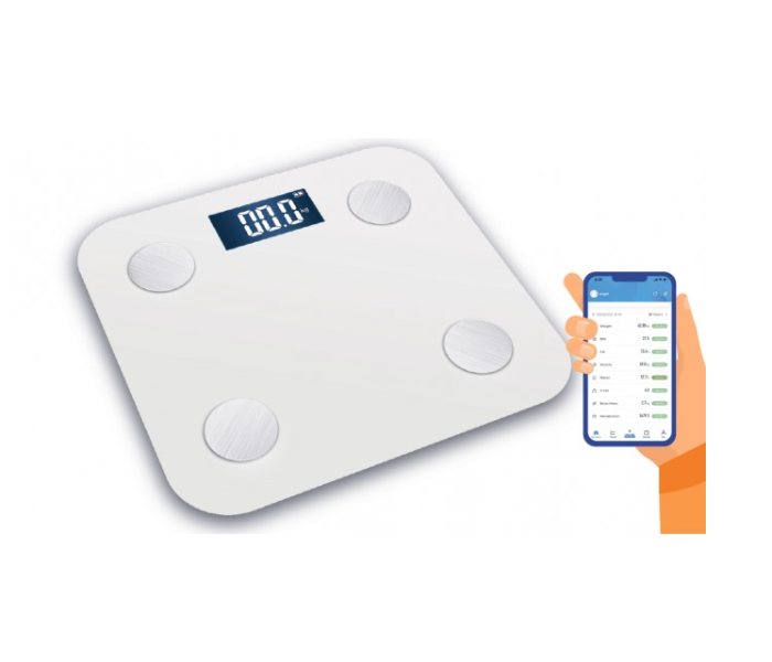 Xcell XL-HealthScale-1 Smart Body Weighing Scale - White - Zoom Image 1