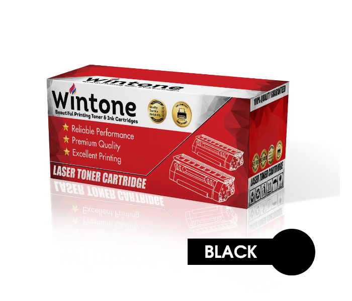 Wintone Set of 1 Pack Laser Toner Cartridge CE278A CRG728 for HP LaserJet Pro and LaserJet Professional - Black - Zoom Image