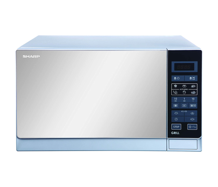 Sharp R-75MT-S 25 Liters Microwave with Grill - Silver - Zoom Image 1