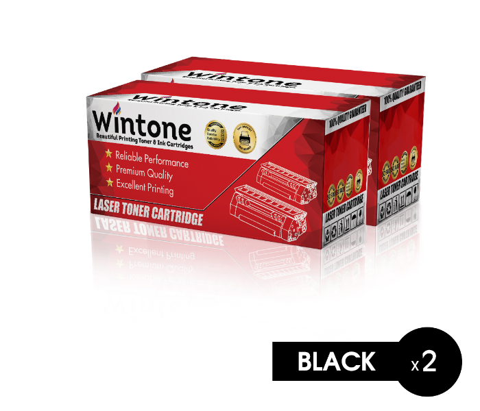 Wintone Set of 2 Pack Q5942A 42A Laser Toner Cartridge for HP LaserJet - Black - Zoom Image