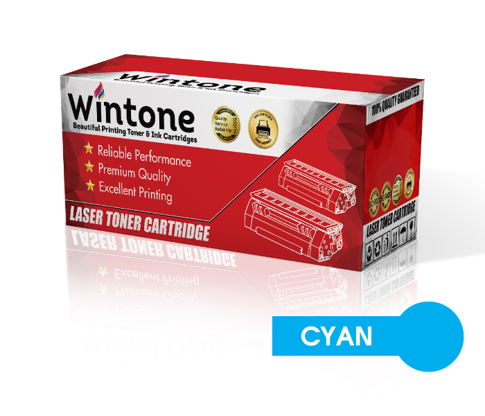 Wintone Compatible Toner Cartridge CE411A 305A CE-411A 305A Replacement for HP Laserjet - Cyan - Zoom Image