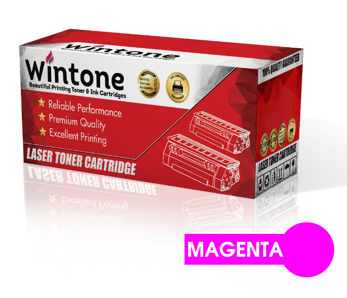 Wintone Compatible Toner Cartridge CC533A 304A 718 CF383A 312A for HP Color LaserJet Pro - Magenta - Zoom Image