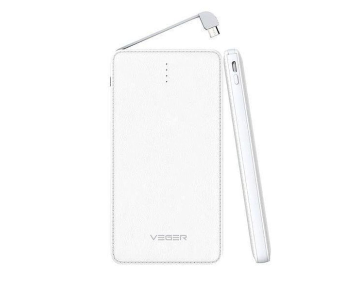 15000 mAh Portable Power Bank - White - Zoom Image 2