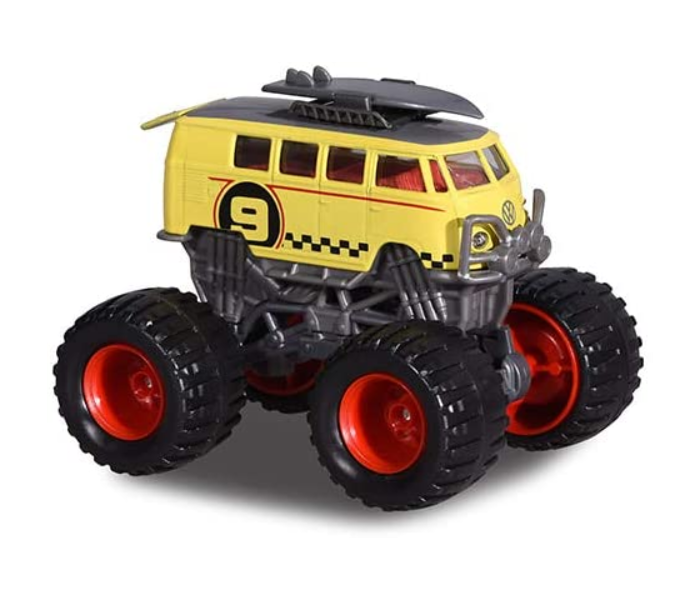 Majorette 212057255 Monster Rockerz Miniature Die Cast Free Wheel Vehicle - Yellow - Zoom Image