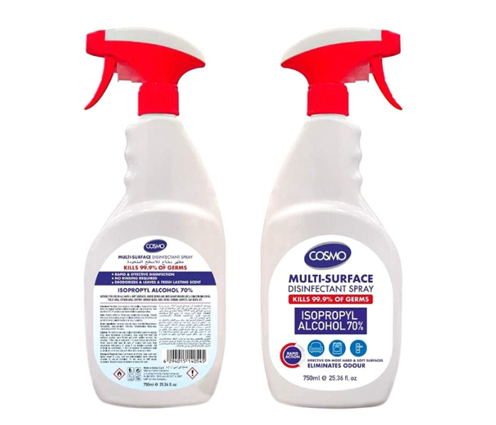 Cosmo 750ml Multi-Surface Disinfectant Spray  - Zoom Image