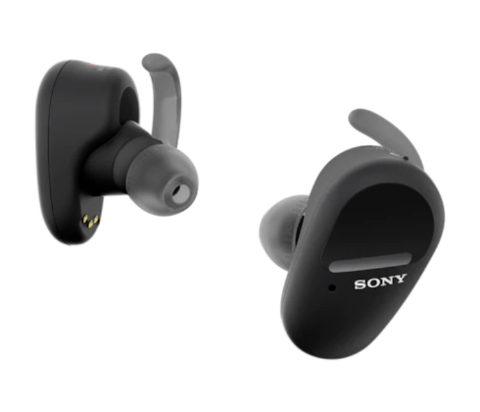 Sony WF-SP800N Truly Wireless Noise Cancelling Headphones for Sports - Black - Zoom Image 2