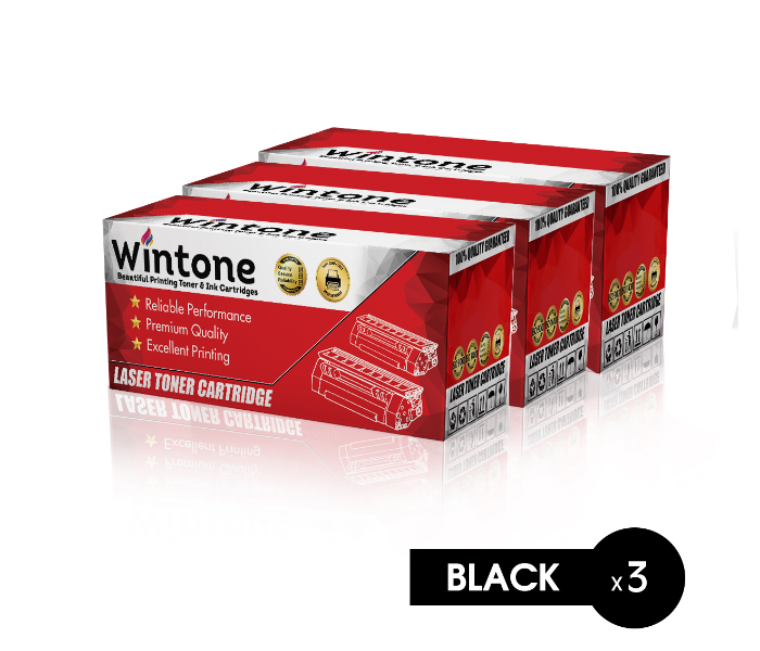 Wintone Set of 3 Pack Laser Toner Cartridge TN2305 630 for Brother - Black - Zoom Image