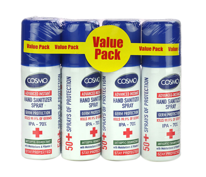 Cosmo 4-Pack 50ml Sanitizer Spray  - Zoom Image