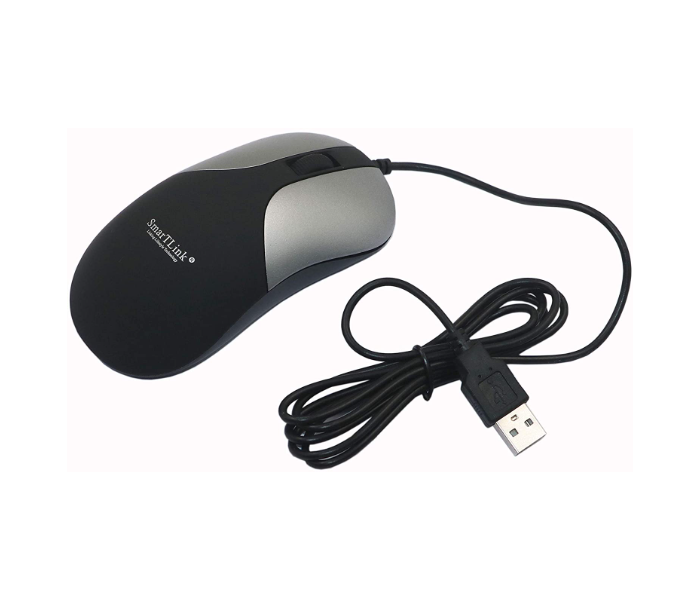 SmartLink SL701MS Sl701Ms USB Mouse - Black and Grey - Zoom Image 1