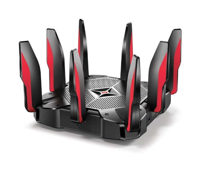 TP-Link Archer C5400 Gaming Router MU-MIMO Tri-Band Archer - Red and Black - Zoom Image 1