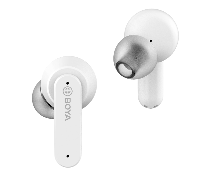 Boya BY-AP4 True Wireless Stereo Ear Earbuds - White - Zoom Image 1