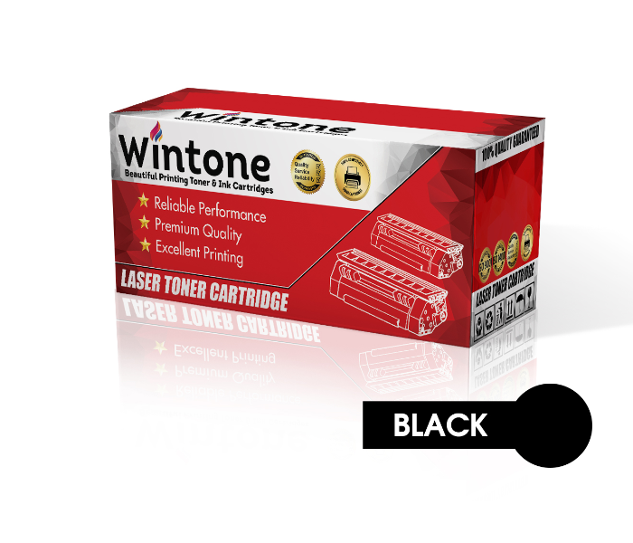 Wintone Set of 1 Pack Laser Toner Cartridge CE285A CB435A CB436A for HP LaserJet - Black - Zoom Image