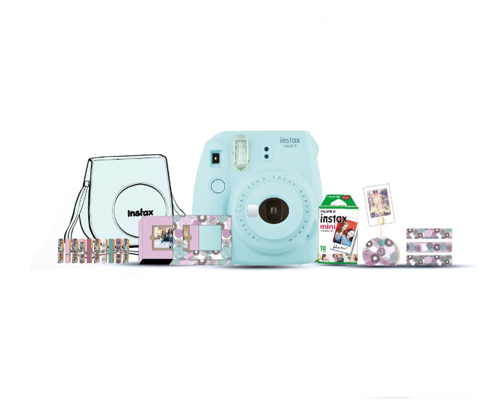 Fujifilm Instax Mini 9 Camera Bundle - Ice Blue - Zoom Image 1