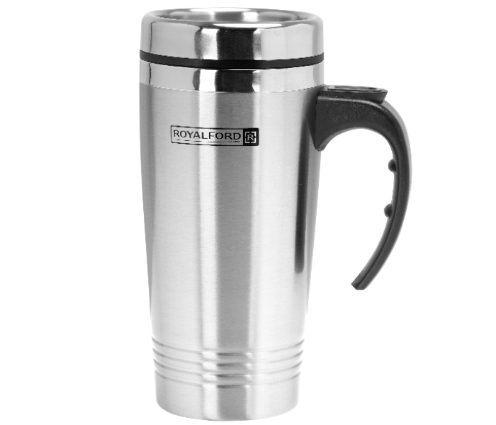 Royalford RF5133 16 Oz Travel Mug - Silver - Zoom Image 4