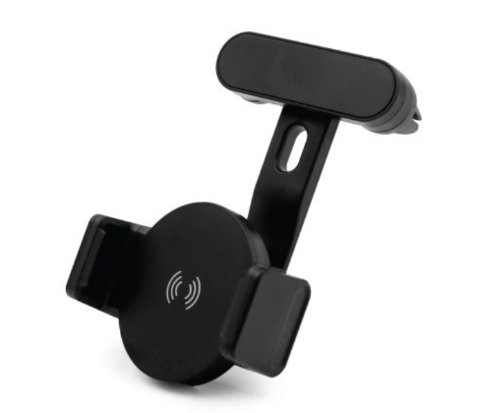 SS Wireless Car Charger Mount - Black - Zoom Image