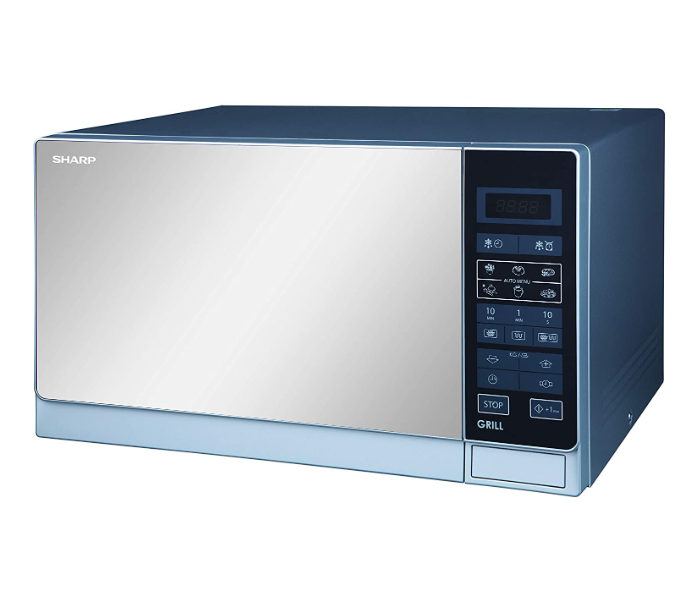 Sharp R-75MT-S 25 Liters Microwave with Grill - Silver - Zoom Image 2