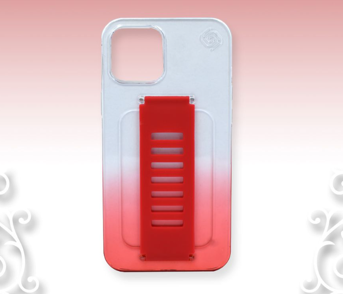 Grip2U GR-1331 Color Fade Transparent Mobile Case for iPhone 12 Mini - Red - Zoom Image