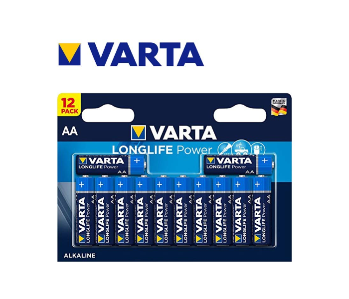 Varta High Energy Pack of 12 LR6 AA Battery - Zoom Image 3