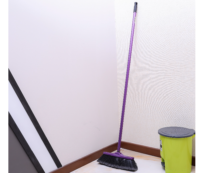 Royalford RF8406 Plastic Professional Floor Broom Turkey - Purple & Black - Zoom Image 3