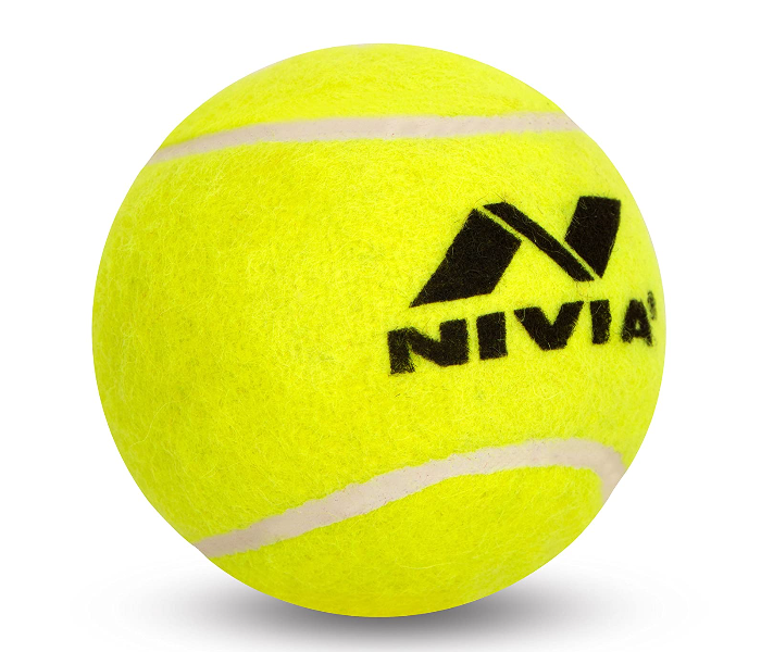 Nivia 3 Pcs Tennis Ball - Yellow  - Zoom Image 3