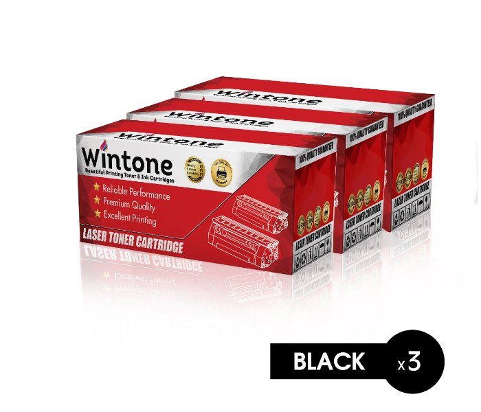 Wintone Set of 3 Pack Q1339A 39A Laser Toner Cartridge for HP LaserJet - Black - Zoom Image