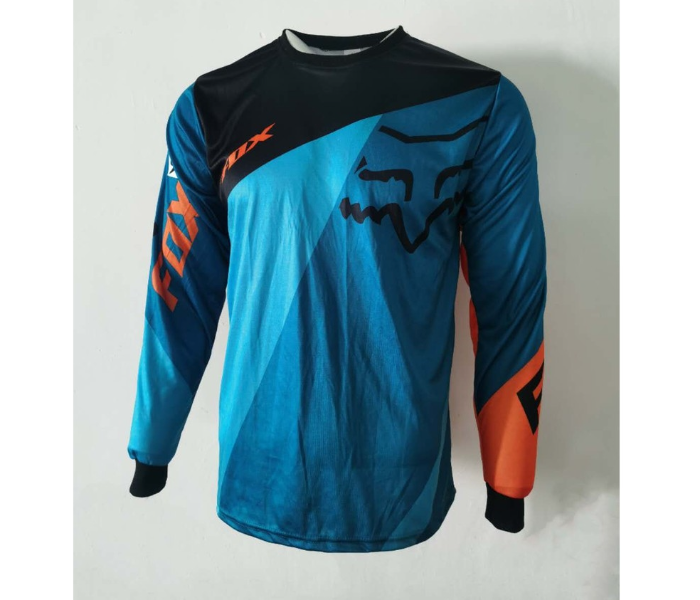 Sublimated FX2 Longsleeves Jersey Double XL for Cycling and Scooters - Orange - Zoom Image 1