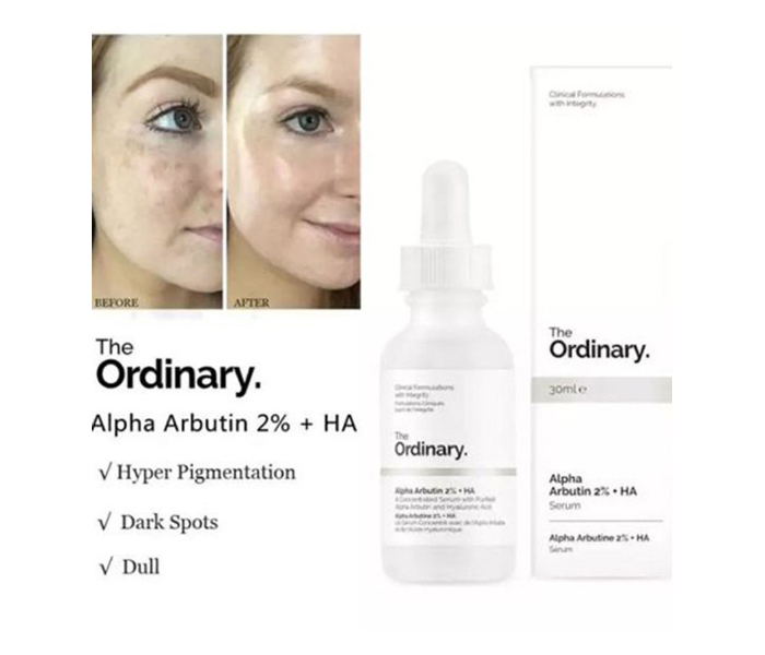 The Ordinary 30ml Alpha Arbutin 2 Percent Plus HA Serum - Zoom Image 4