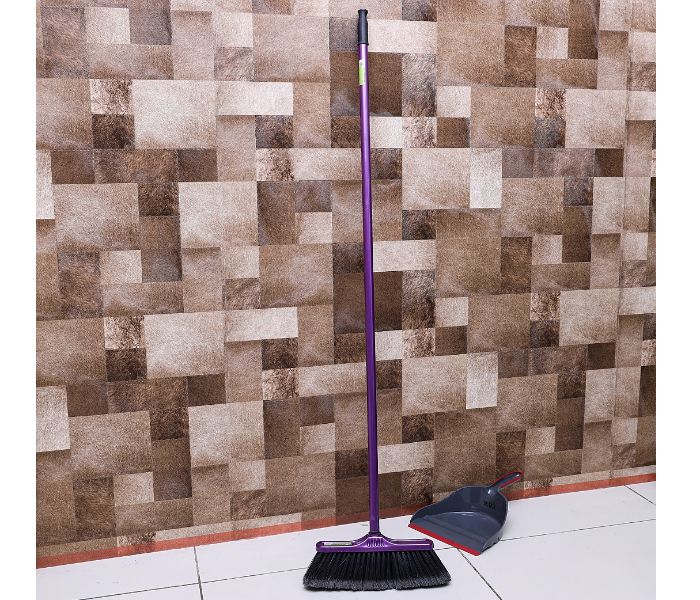 Royalford RF8406 Plastic Professional Floor Broom Turkey - Purple & Black - Zoom Image 4