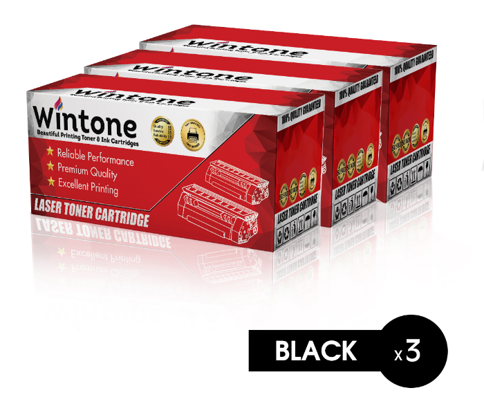 Wintone Set of 3 Pack MLT D105L Laser Toner Cartridge is Compatible for Samsung SCX ML SF 1900 Series - Black - Zoom Image