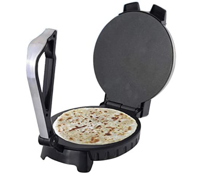 Sonashi SRM-858 10 Non-Stick Roti Tortilla Maker 1200W- Silver  - Zoom Image 3