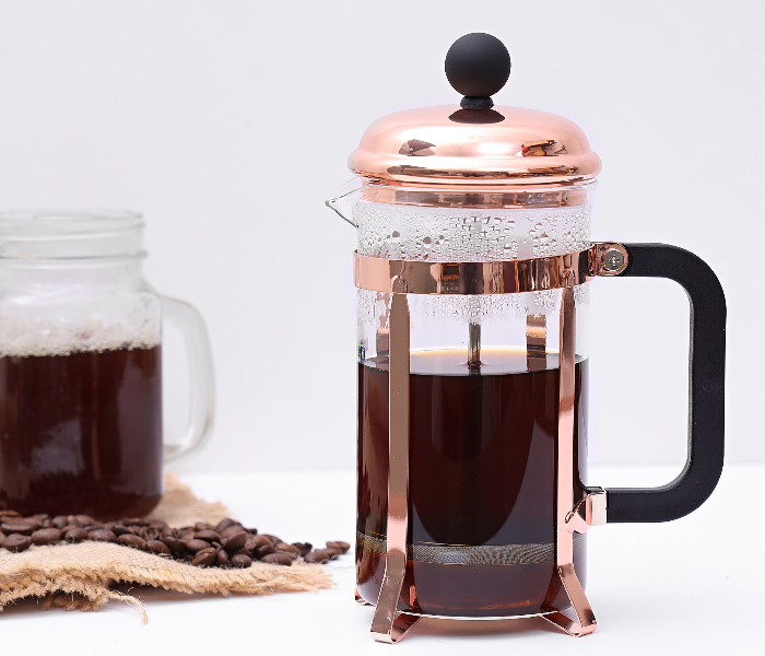 Royalford RF7846 600ml Glass French Press - Rose Gold - Zoom Image 4